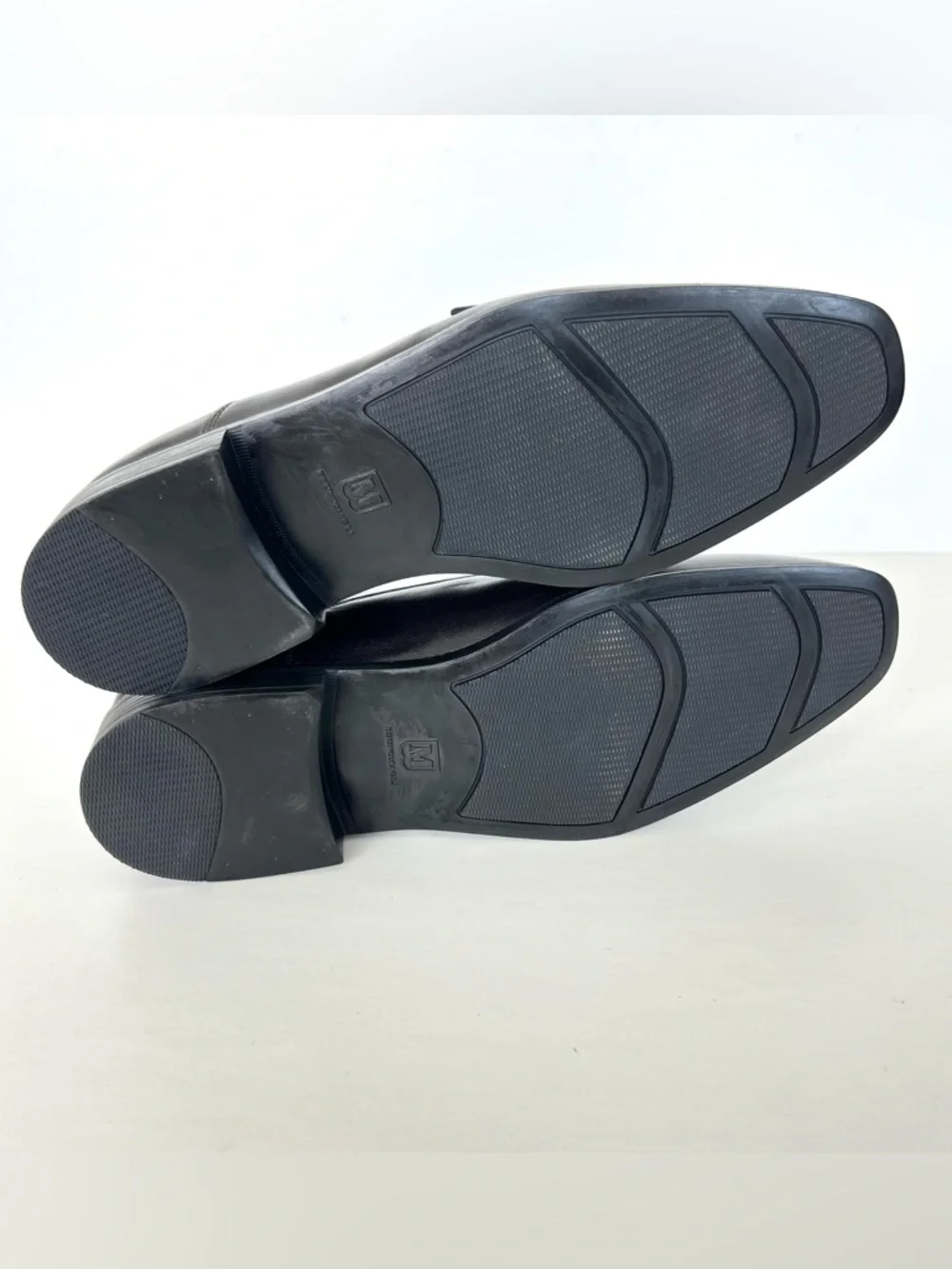 BRUNO MAGLI Paro Dark Brown Structured Buckle Strap Dress Shoes Oxford Sz 11 M